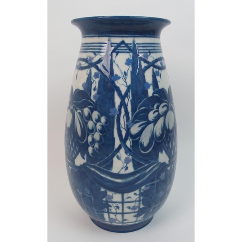 490 - A Sevres 1920's pottery vase