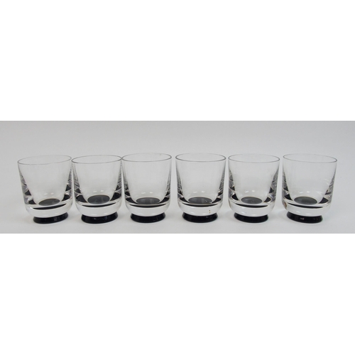 491 - A Simon Gate for Orrefors Art Deco decanter and glasses set