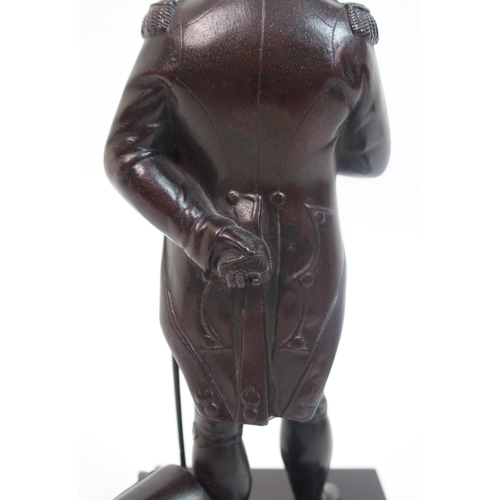 496 - A 20th Century cast metal sculpture of Napoleon