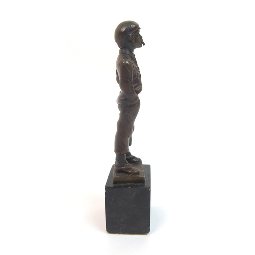 499 - Morath  A 20th Century bronze of a boy