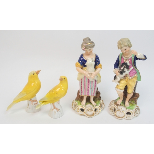 506 - A pair of early Derby figures