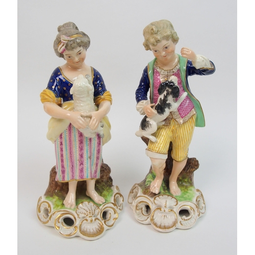 506 - A pair of early Derby figures