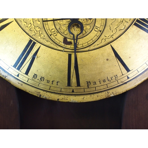823 - A Victorian mahogany drumhead clock