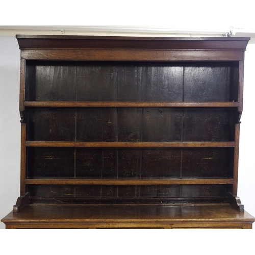 827 - A 19th Century oak dresser