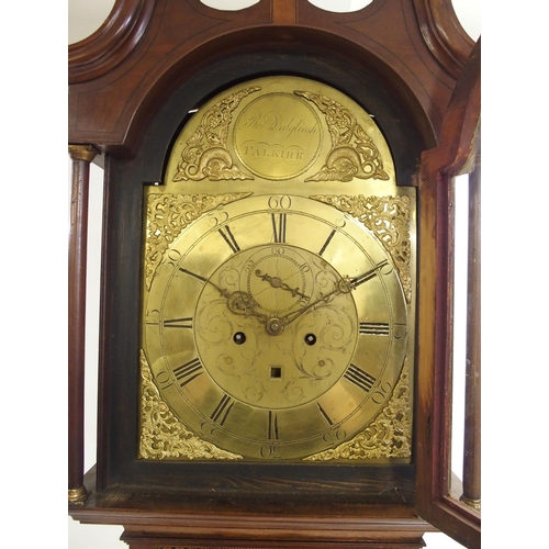 829 - A mahogany longcase clock