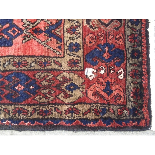 864 - A handwoven Afghan Ziegler runner