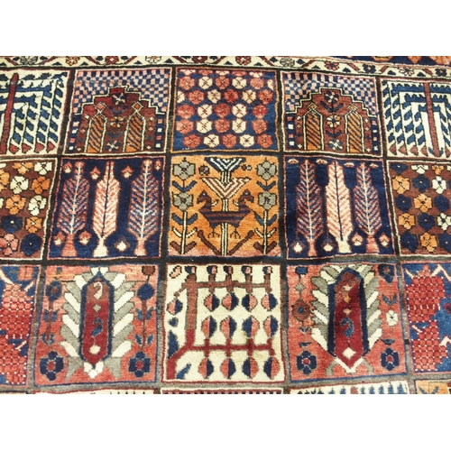 868 - A panel design Bakhtairi rug