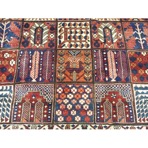 868 - A panel design Bakhtairi rug