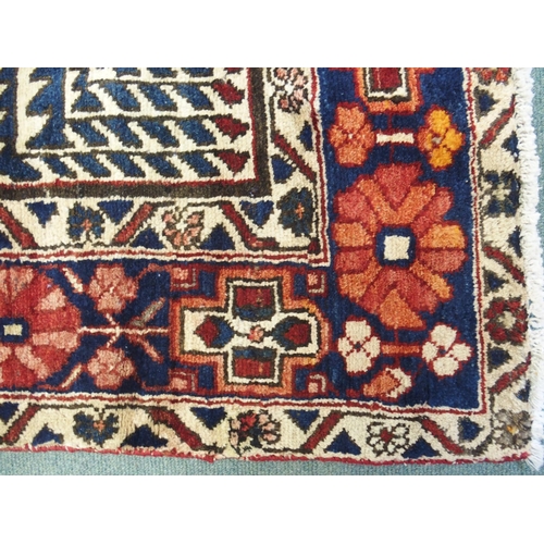 868 - A panel design Bakhtairi rug