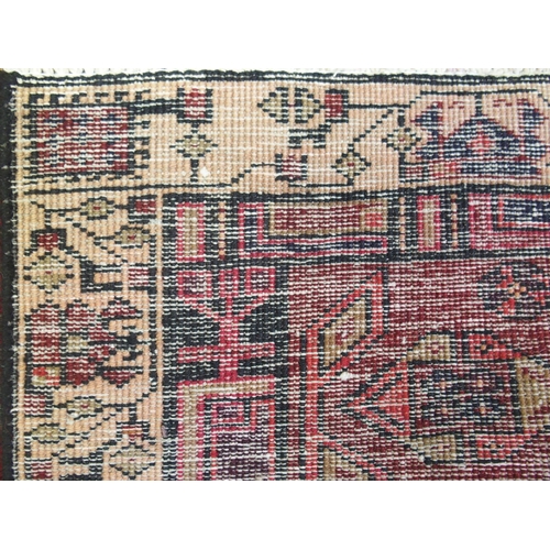 870 - A red ground Azerbaijan runner