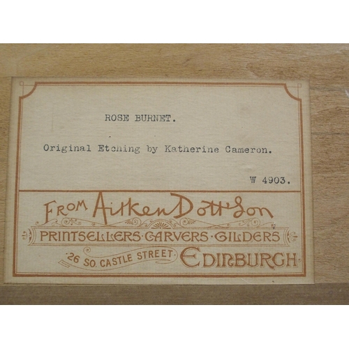 1026 - KATHERINE CAMERON RSW  RE (Scottish 1874 - 1965)