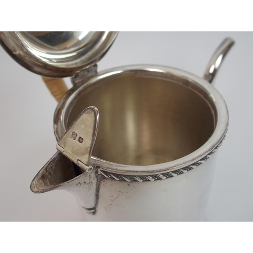 153 - A silver Argyle (gravy pot)