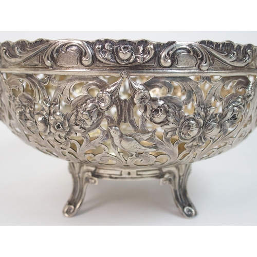 171 - A Continental silver bowl