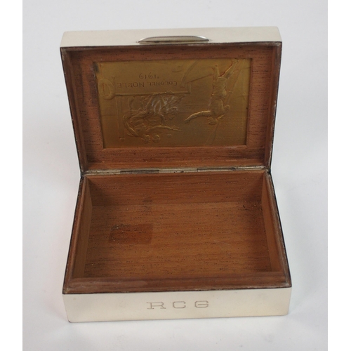 175 - A silver cigarette box