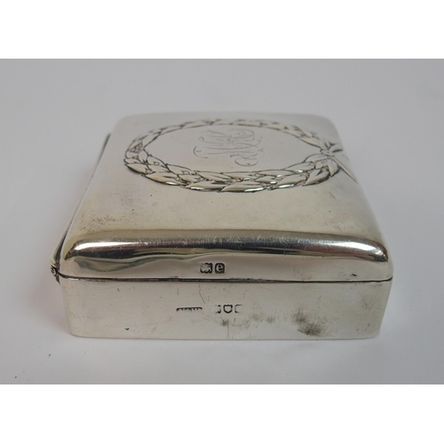 180 - A silver trinket box