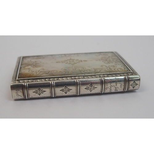 190 - An early 19th Century continental white metal box