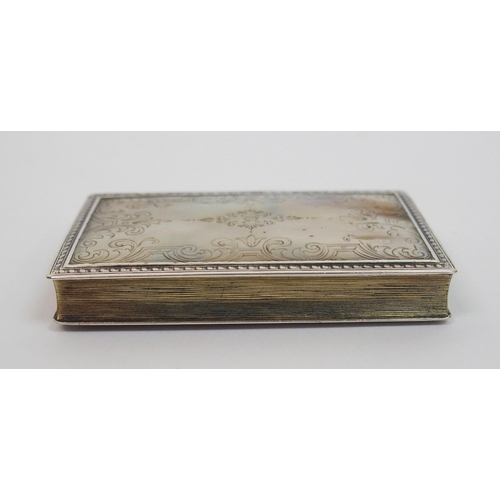 190 - An early 19th Century continental white metal box