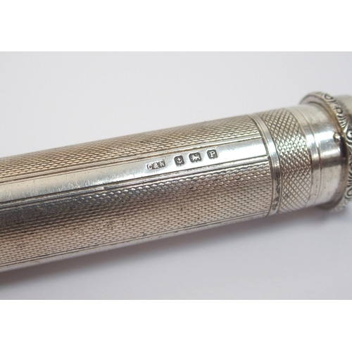 191 - A silver cased pocket torch