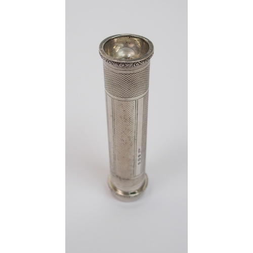 191 - A silver cased pocket torch