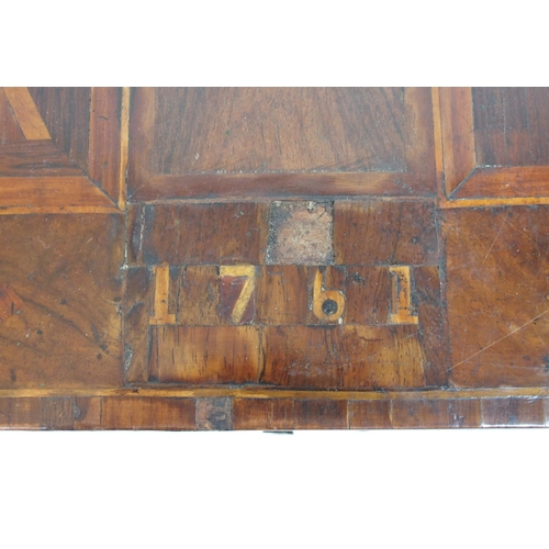 310 - An 18th Century marquetry inlaid lap desk