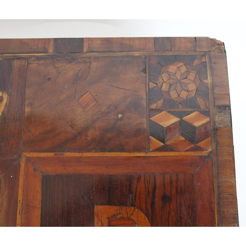 310 - An 18th Century marquetry inlaid lap desk