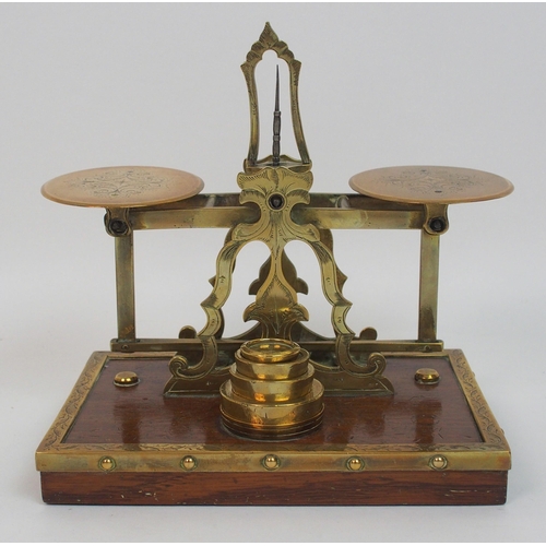 313 - A set of Victorian postal scales