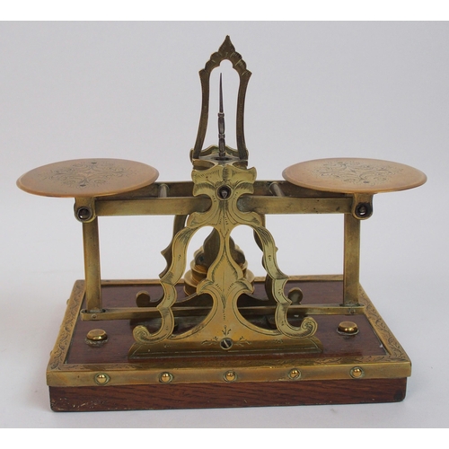 313 - A set of Victorian postal scales