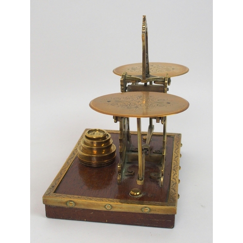 313 - A set of Victorian postal scales