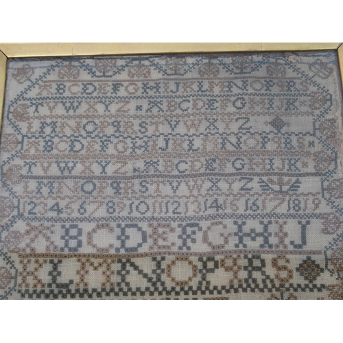 331 - A George III alphabet sampler