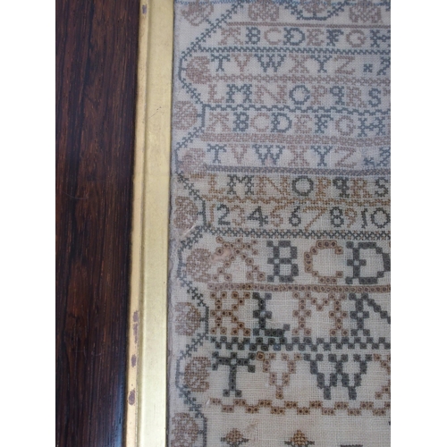 331 - A George III alphabet sampler