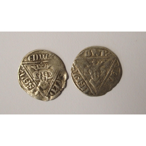 402 - Five Edward I (1279-1302) silver halfpennies