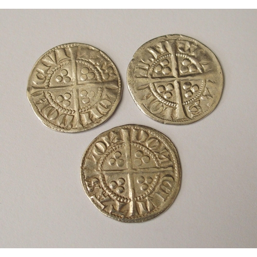 405 - Ten Edward I (1272-1307) Long Cross silver pennies