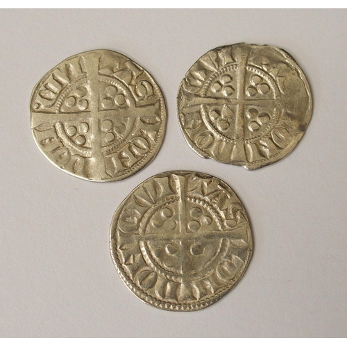 405 - Ten Edward I (1272-1307) Long Cross silver pennies