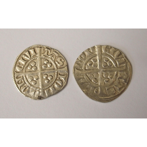 405 - Ten Edward I (1272-1307) Long Cross silver pennies