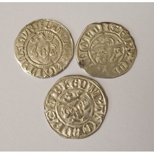 406 - Ten Edward I (1272-1307) Long Cross silver pennies