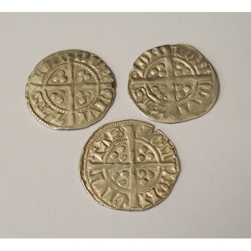 406 - Ten Edward I (1272-1307) Long Cross silver pennies