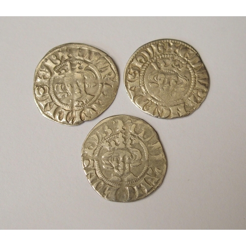 406 - Ten Edward I (1272-1307) Long Cross silver pennies