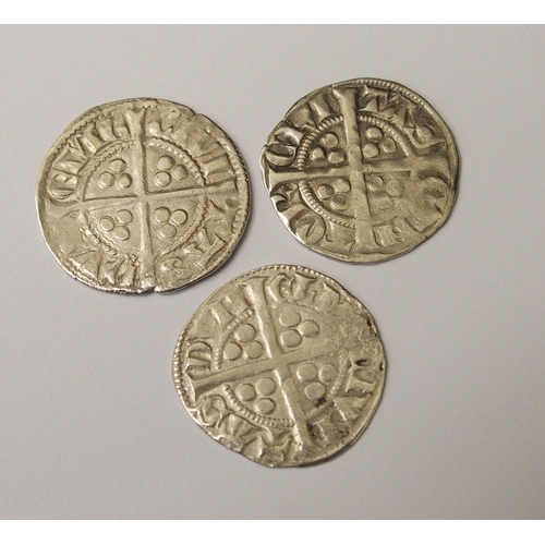 407 - Ten Edward I (1272-1307) Long Cross silver pennies