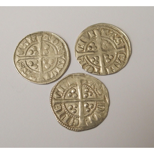 407 - Ten Edward I (1272-1307) Long Cross silver pennies