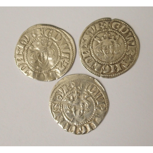 409 - Ten Edward I (1272-1307) Long Cross silver pennies