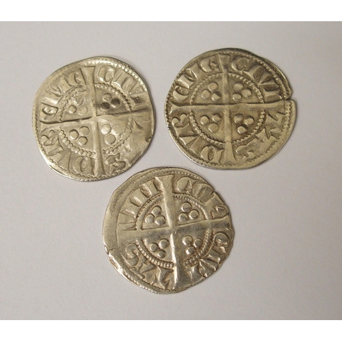 409 - Ten Edward I (1272-1307) Long Cross silver pennies