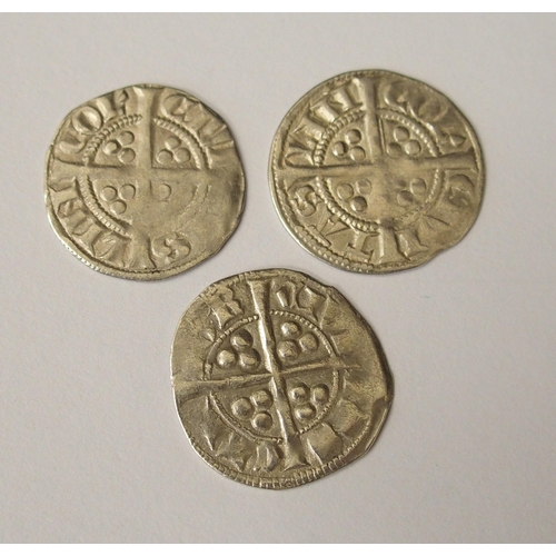 410 - Ten Edward I (1272-1307) Long Cross silver pennies