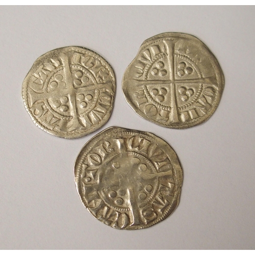 411 - Ten Edward I (1272-1307) Long Cross silver pennies