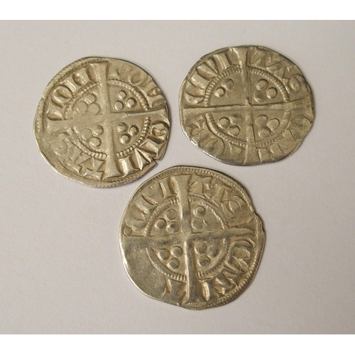 411 - Ten Edward I (1272-1307) Long Cross silver pennies