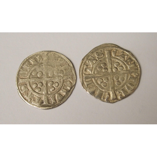 411 - Ten Edward I (1272-1307) Long Cross silver pennies