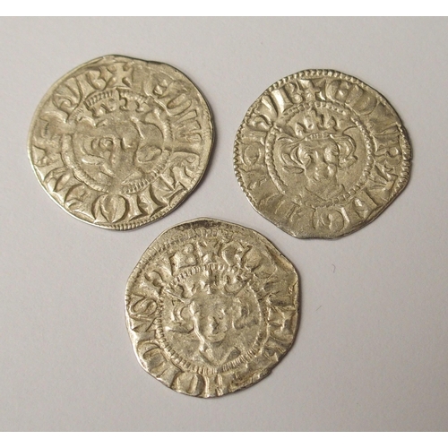 413 - Ten Edward I (1272-1307) Long Cross silver pennies