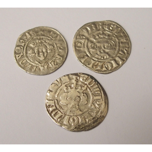 413 - Ten Edward I (1272-1307) Long Cross silver pennies