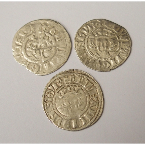 414 - Ten Edward I (1272-1307) Long Cross silver pennies