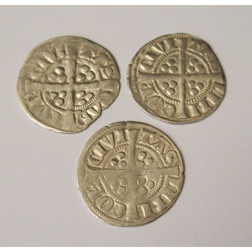 414 - Ten Edward I (1272-1307) Long Cross silver pennies