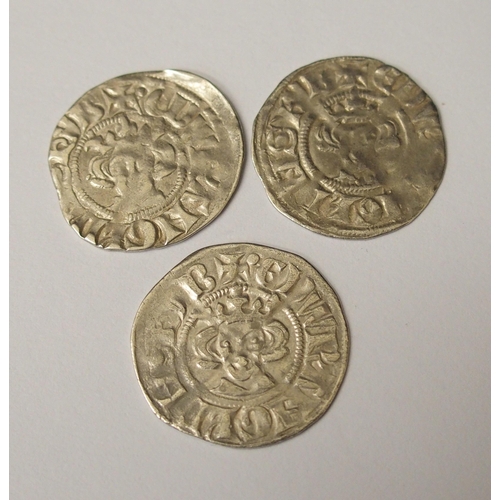 414 - Ten Edward I (1272-1307) Long Cross silver pennies